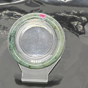 Green Jade Bangle Bracelet